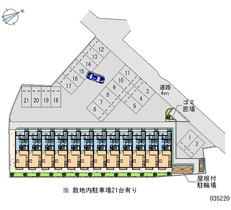 35220 Monthly parking lot