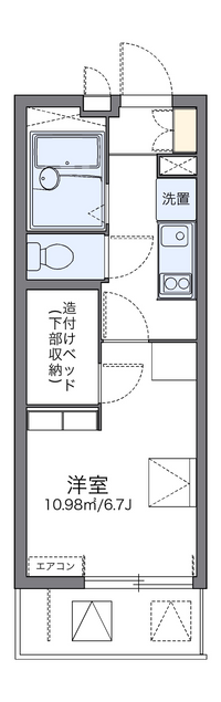 レオパレスリフレ西蒲田 間取り図