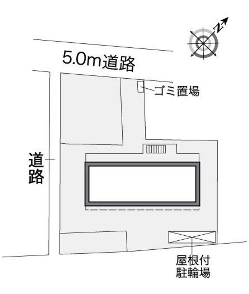 レオパレスＷＩＮＧ西淀 配置図