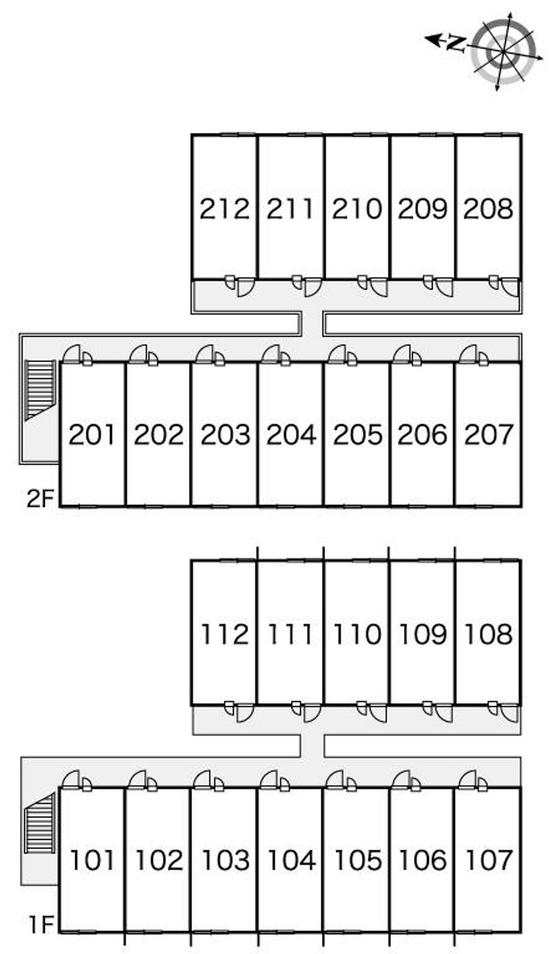 レオパレスＬｅ　リュクス 間取配置図