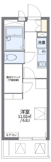 レオパレス雪州 間取り図