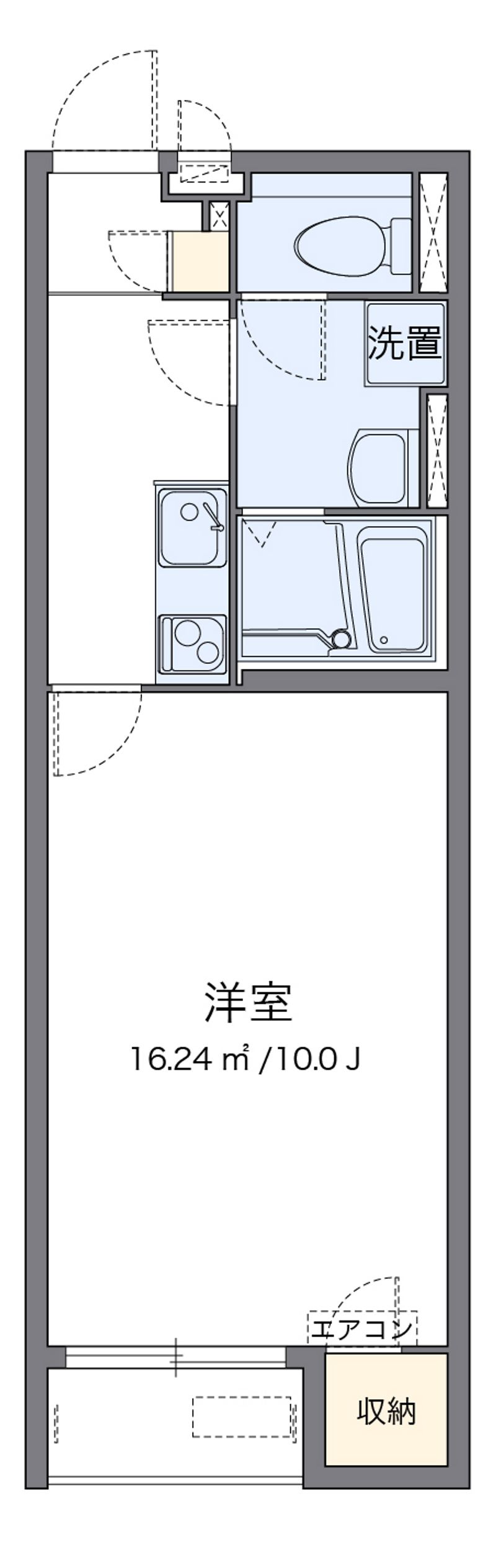 クレイノサンライズ吉志 間取図