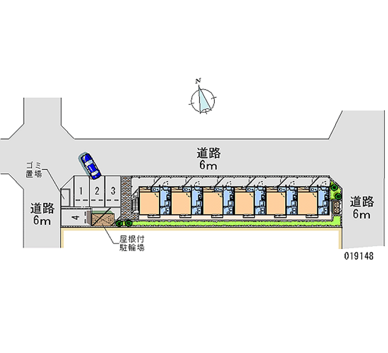 レオパレス三綱 月極駐車場