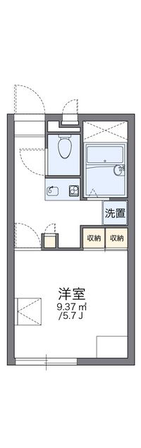 レオパレスエスポワール比島 間取り図