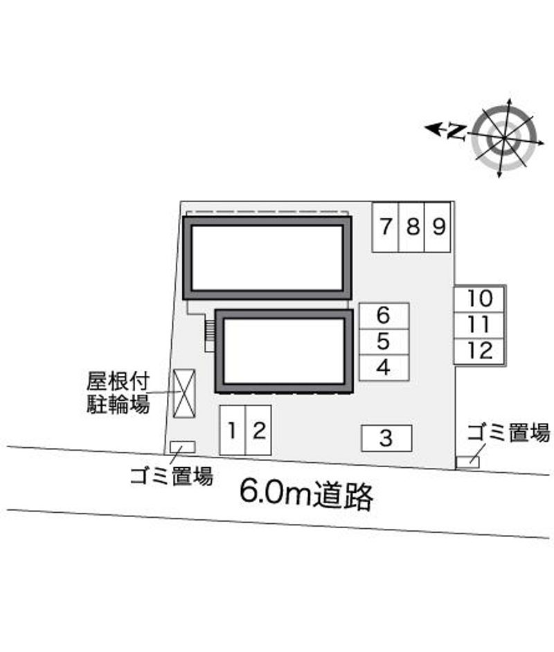 レオパレス喜勇 配置図