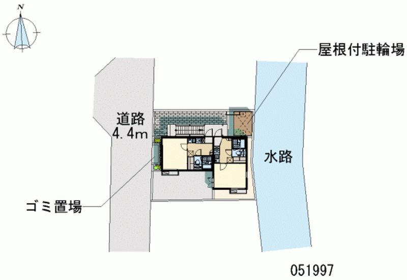レオパレスタリアセン　アン 区画図