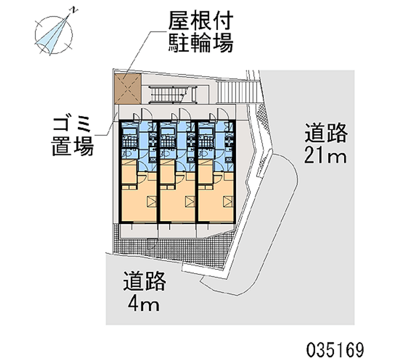 レオパレスルーエ六甲 区画図