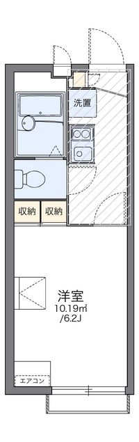 レオパレスステュディオ箕面Ⅱ 間取り図