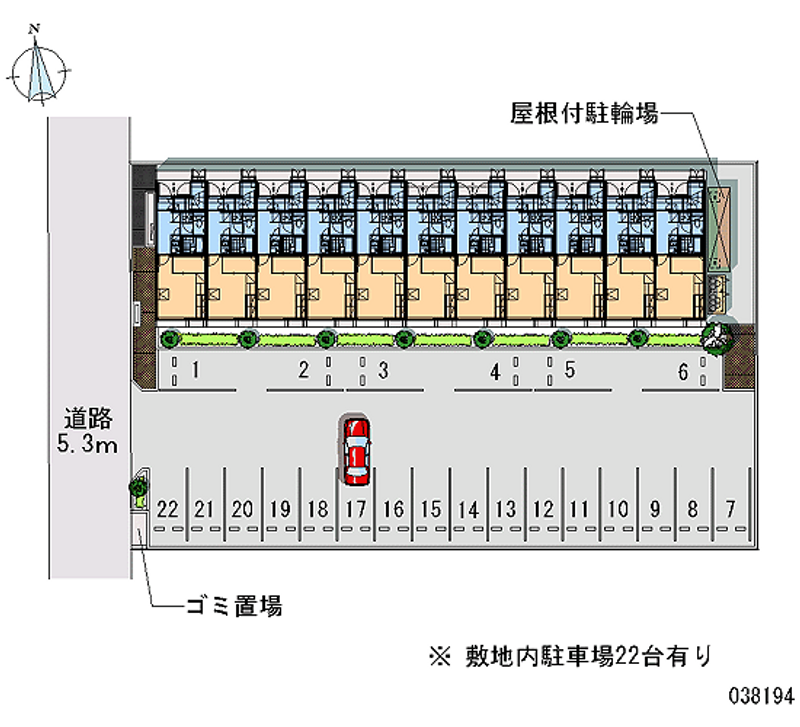 38194 bãi đậu xe hàng tháng