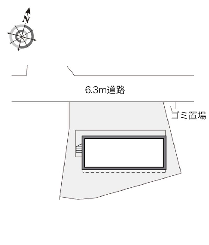レオパレス新別府 配置図