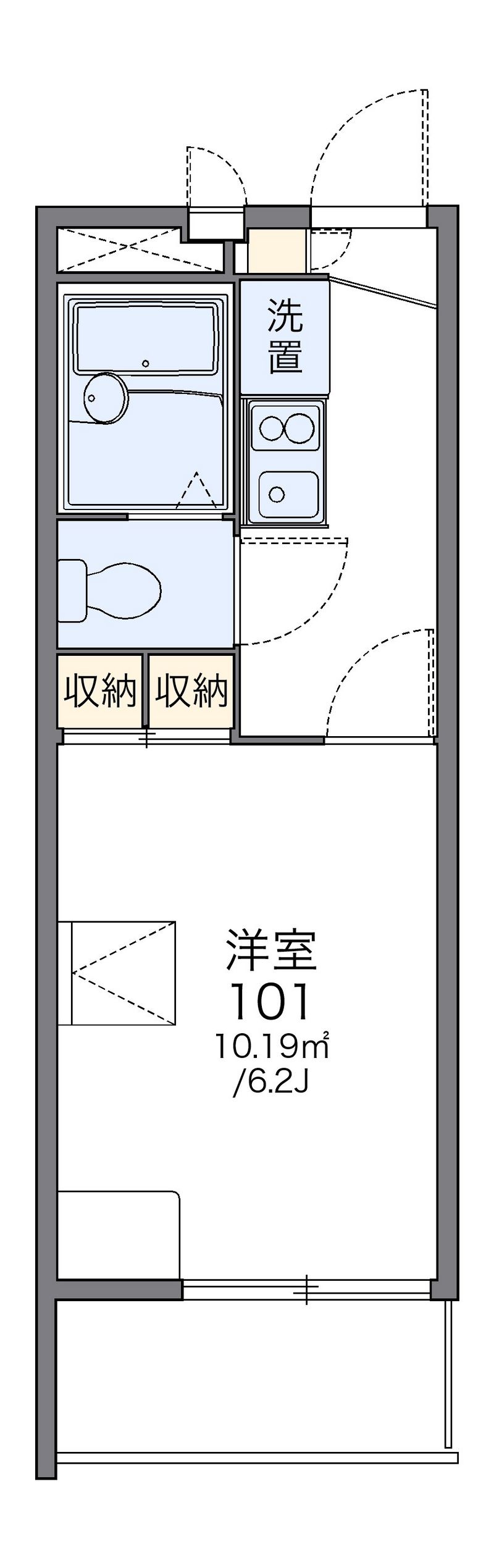 レオパレスＹＡＮＡ 間取図