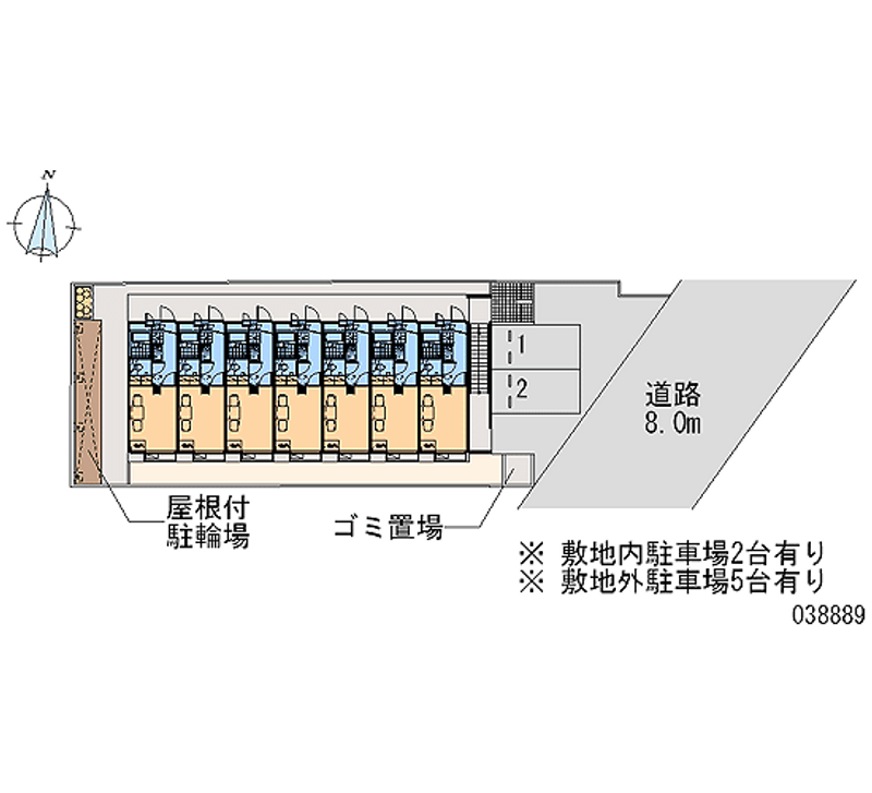 レオパレス藤仁 月極駐車場