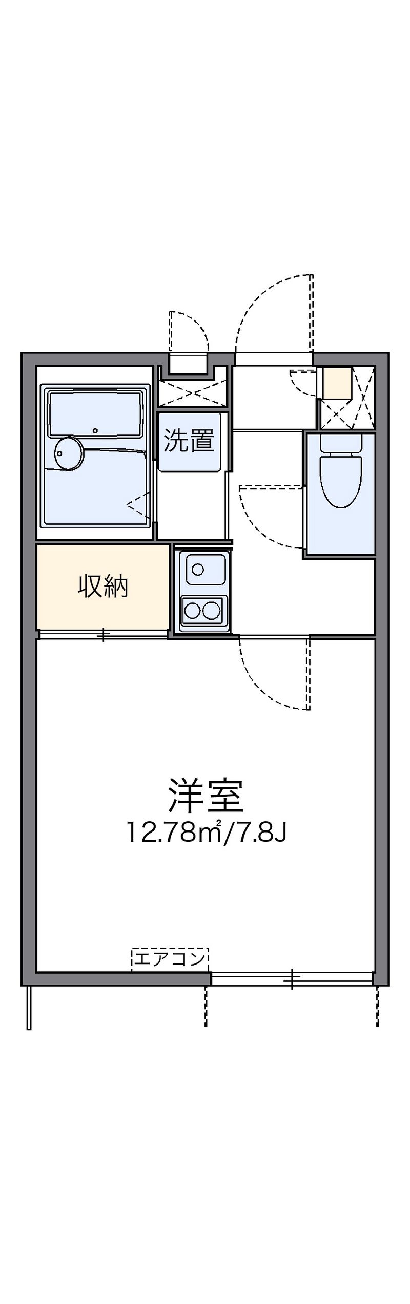 レオパレスエンブレム 間取り