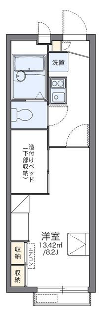 レオパレス武蔵野第３ 間取り図