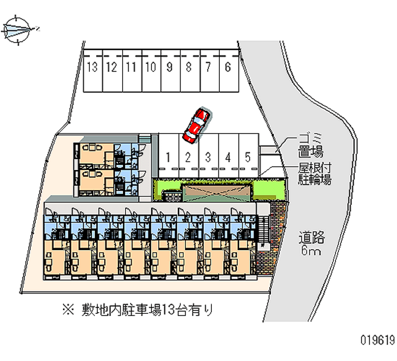 レオパレス萩ヶ丘 月極駐車場