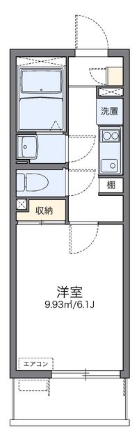 レオネクストアブリール天満 間取り図