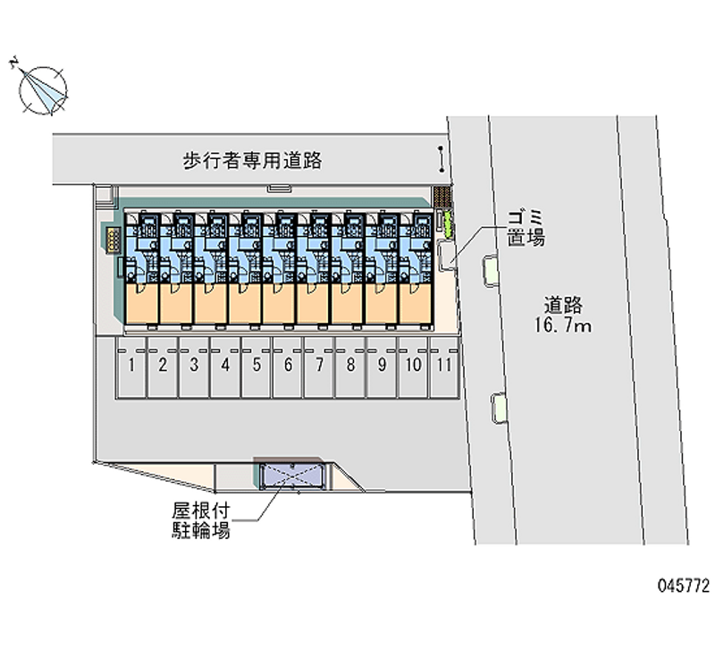 45772 bãi đậu xe hàng tháng