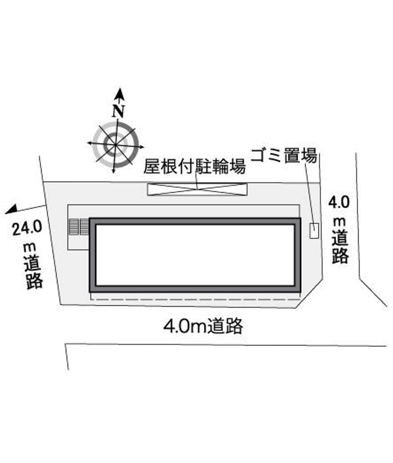 レオパレスベイブリーズそが 配置図
