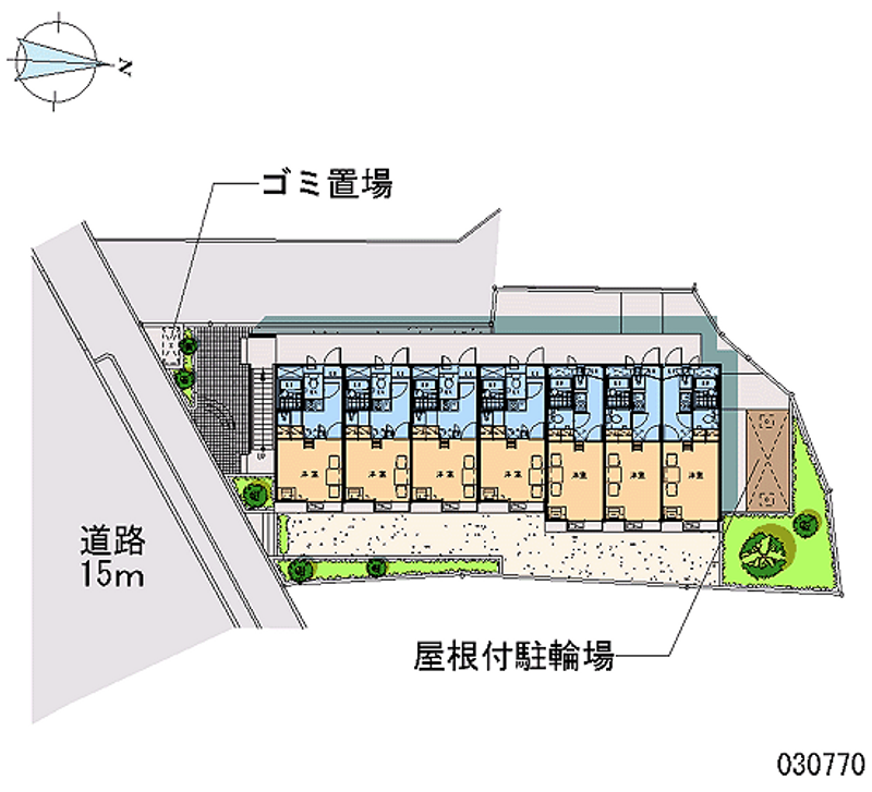レオパレスホーステイル 区画図