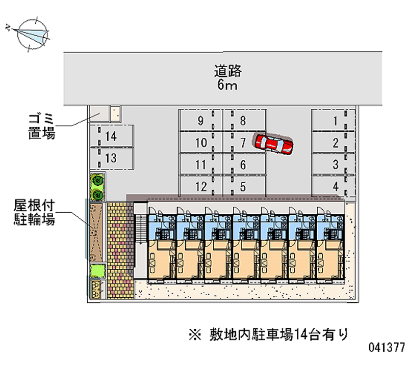 レオパレスくぼた 月極駐車場