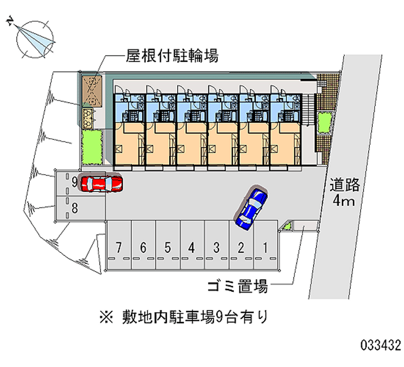 レオパレスディアタウンＣ 月極駐車場