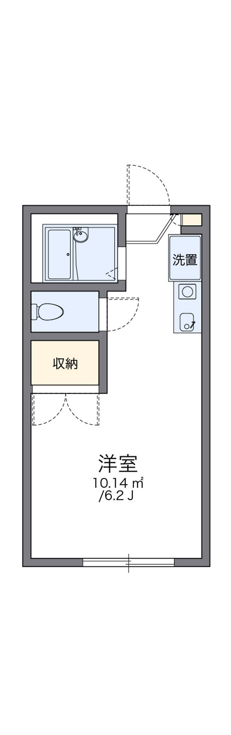 レオパレスカサ 間取図