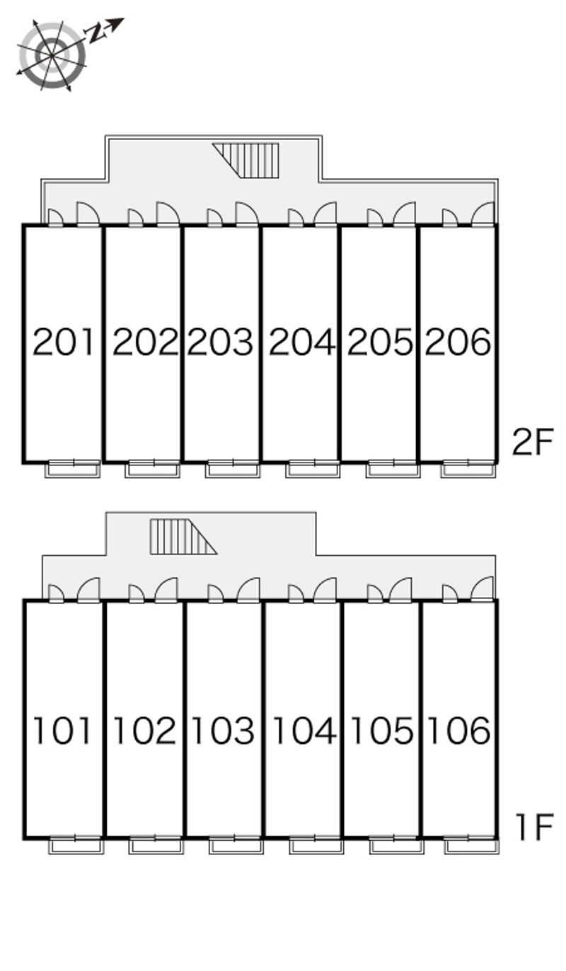 レオパレス琉怜 間取り配置図