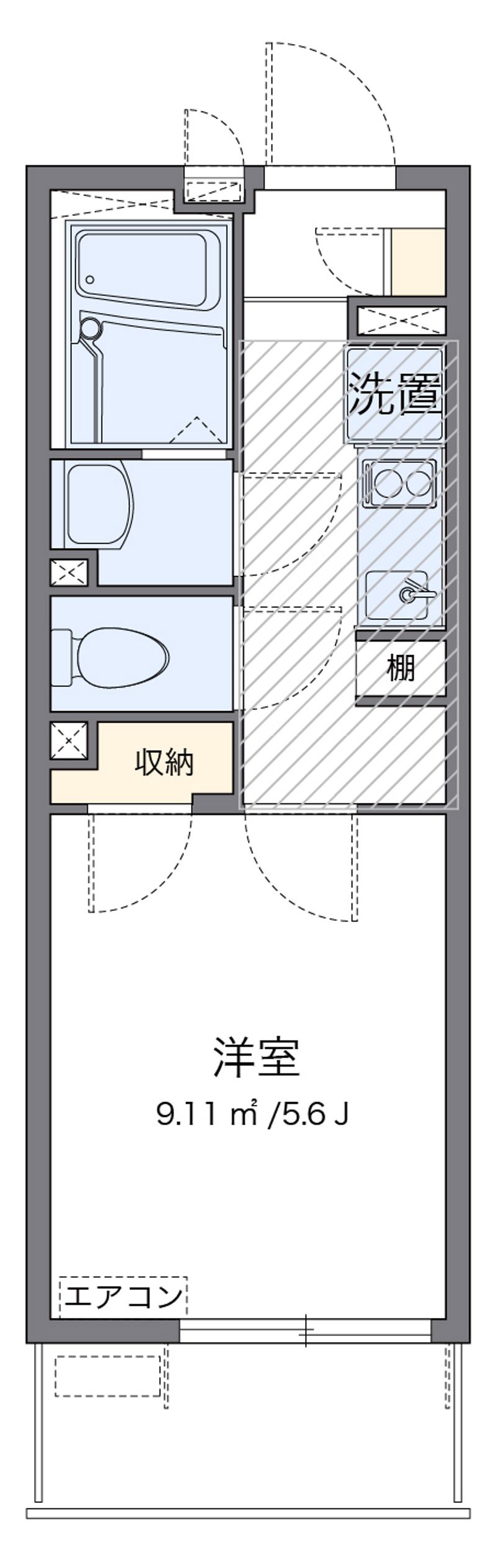 レオネクストＹＡＭ 間取図
