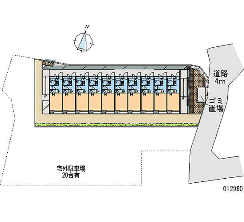 レオパレスパストラル 月極駐車場