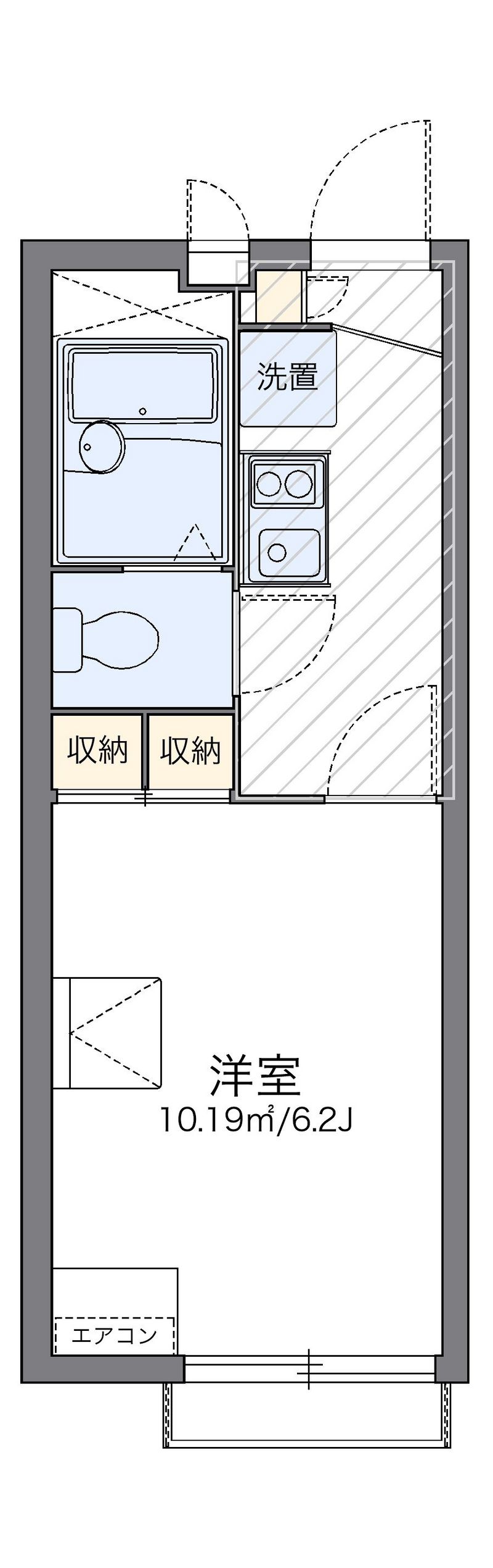レオパレスＰＵＲＥＲＩＳＥ 間取図