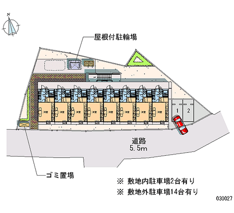 30027 Monthly parking lot