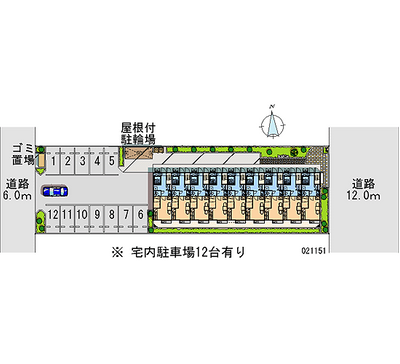 21151 Monthly parking lot