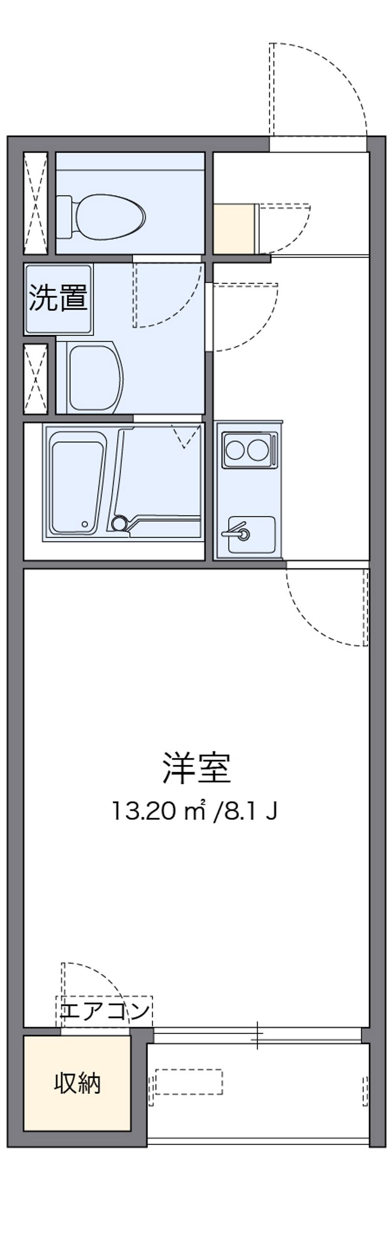 レオネクスト己新田 間取図