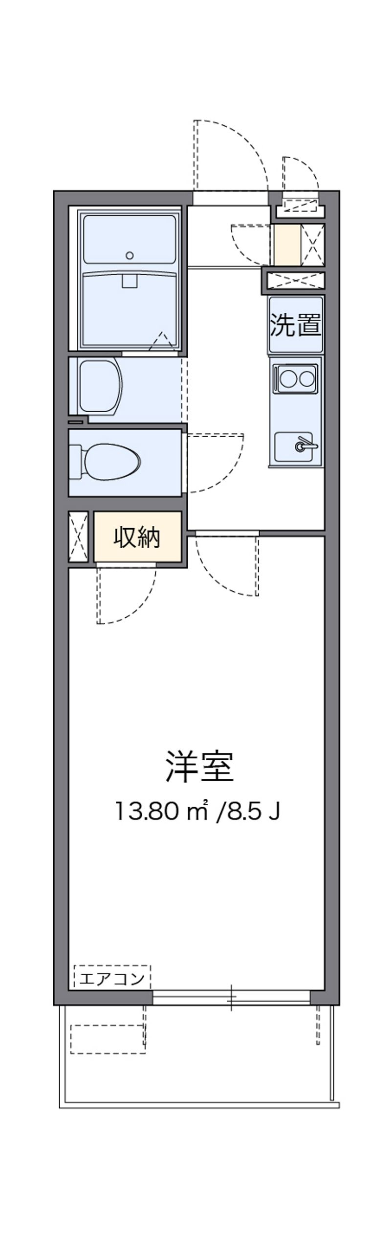 クレイノフリーゼあざみ野 間取り