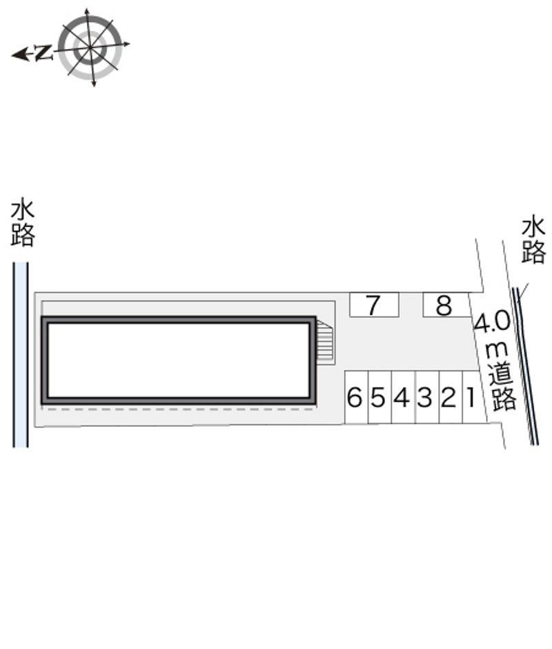 レオパレスグランビュー 配置図