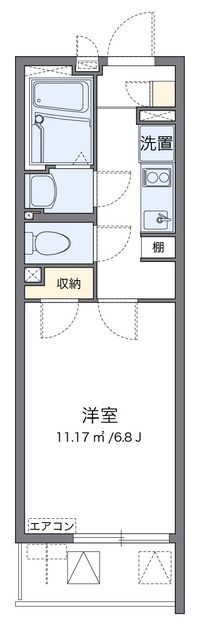 クレイノフロンティアⅢ 間取り図