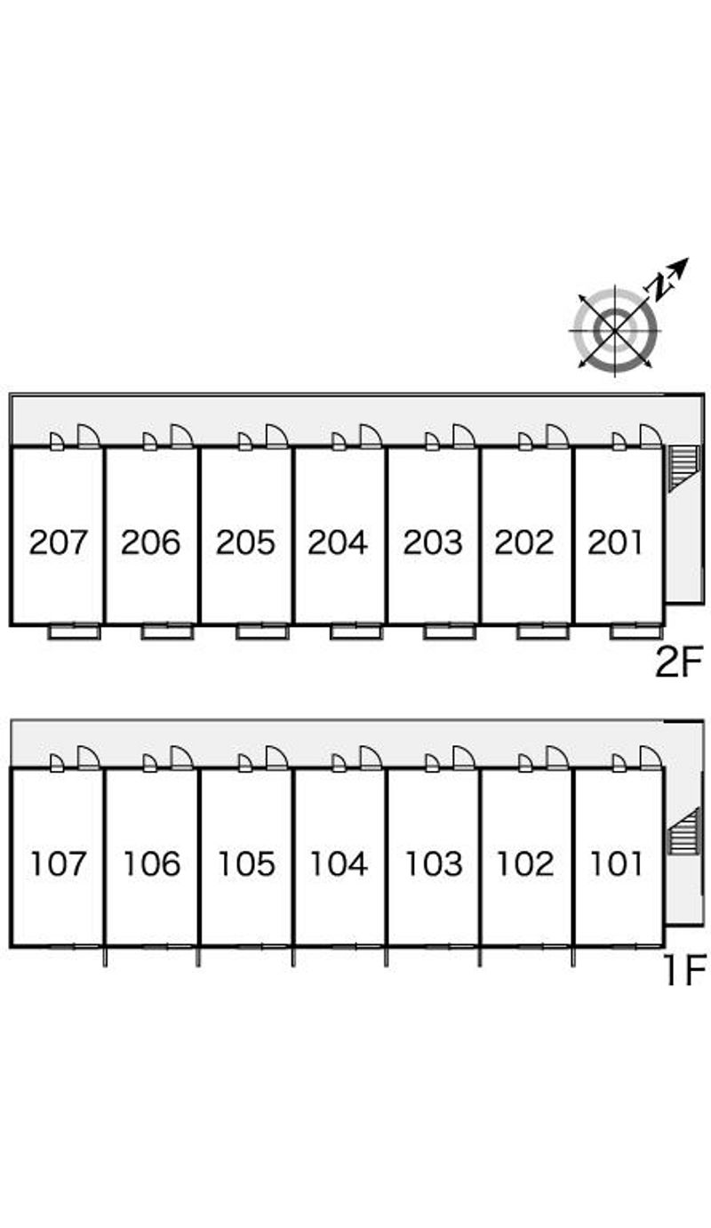 レオパレスＳＴＲ 間取配置図