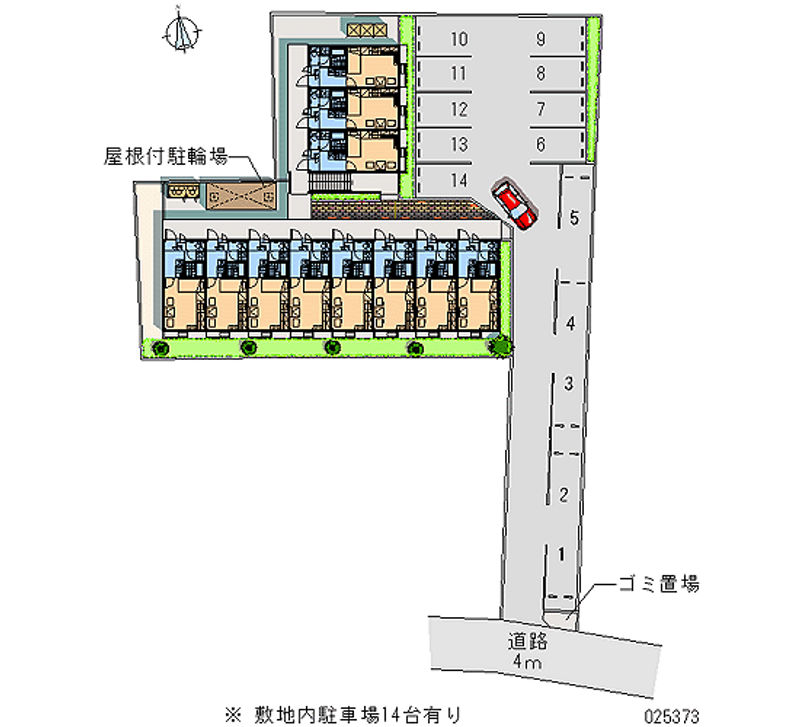 25373月租停車場