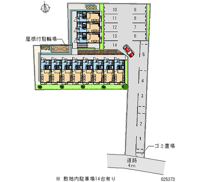 25373 Monthly parking lot