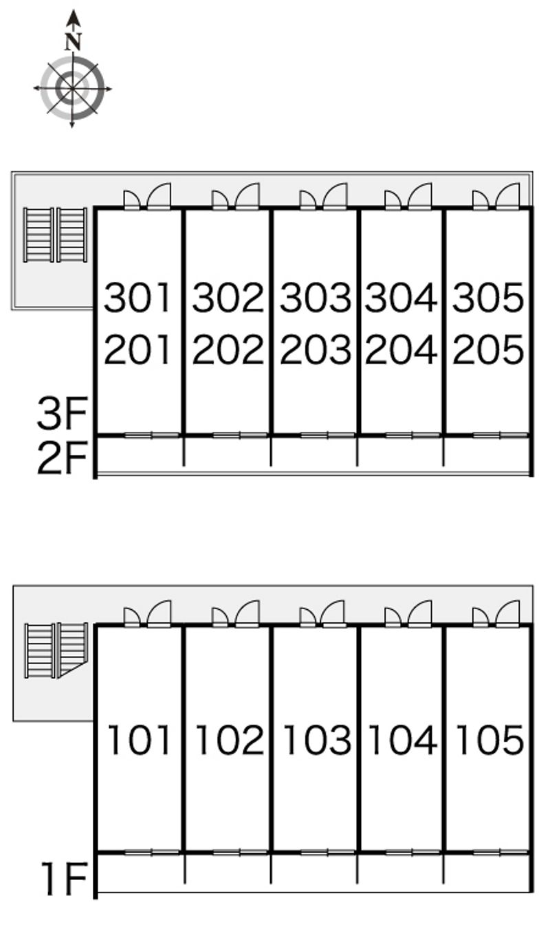 レオパレス榮 間取り配置図