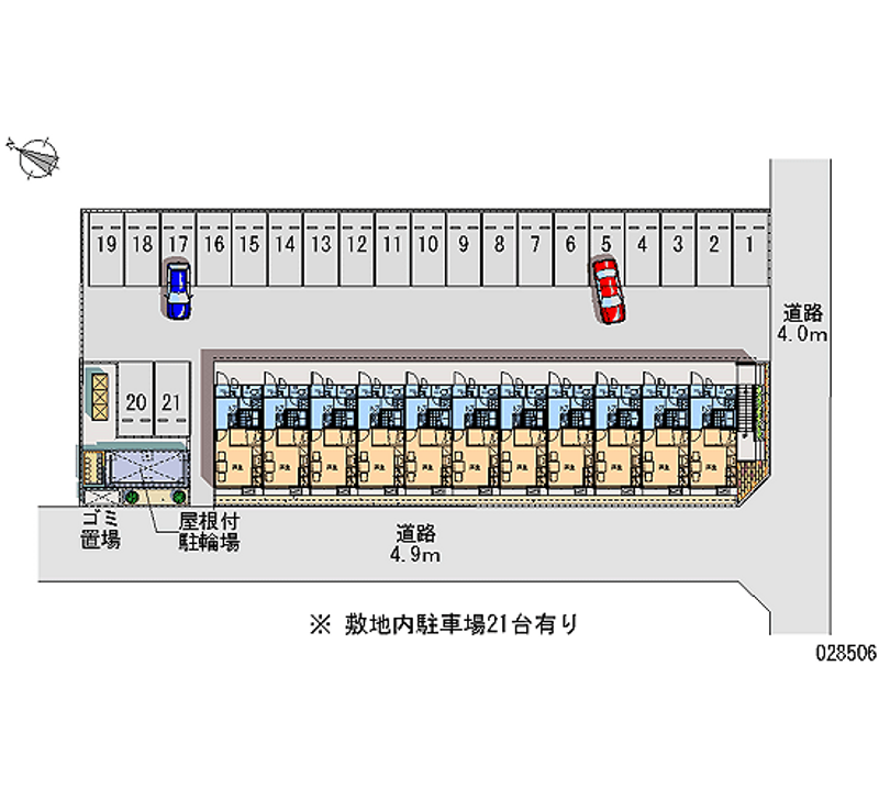 28506 Monthly parking lot