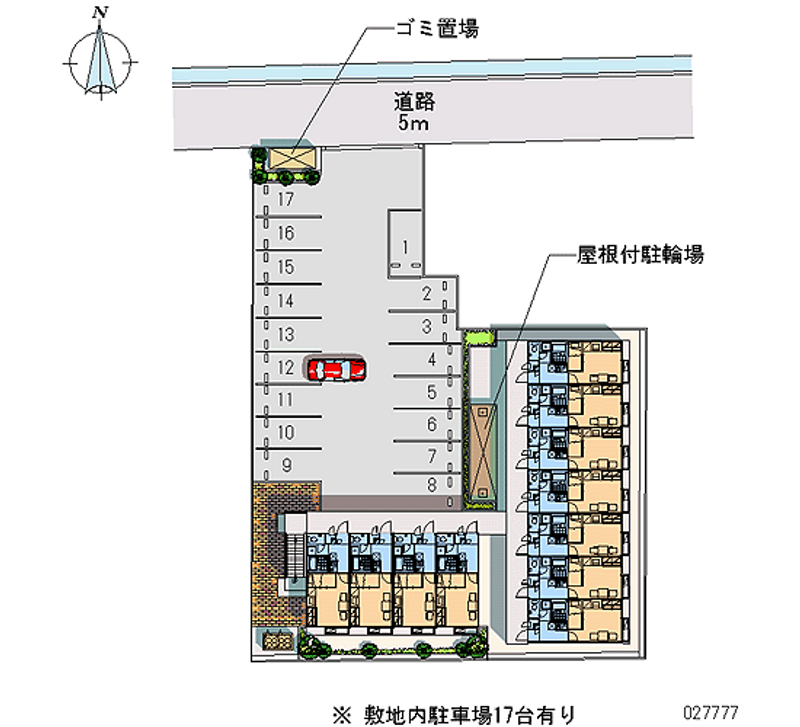 27777月租停車場