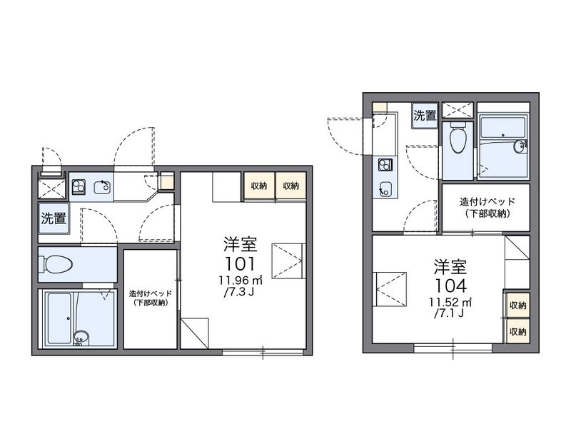 レオパレスセピア・コート 間取図