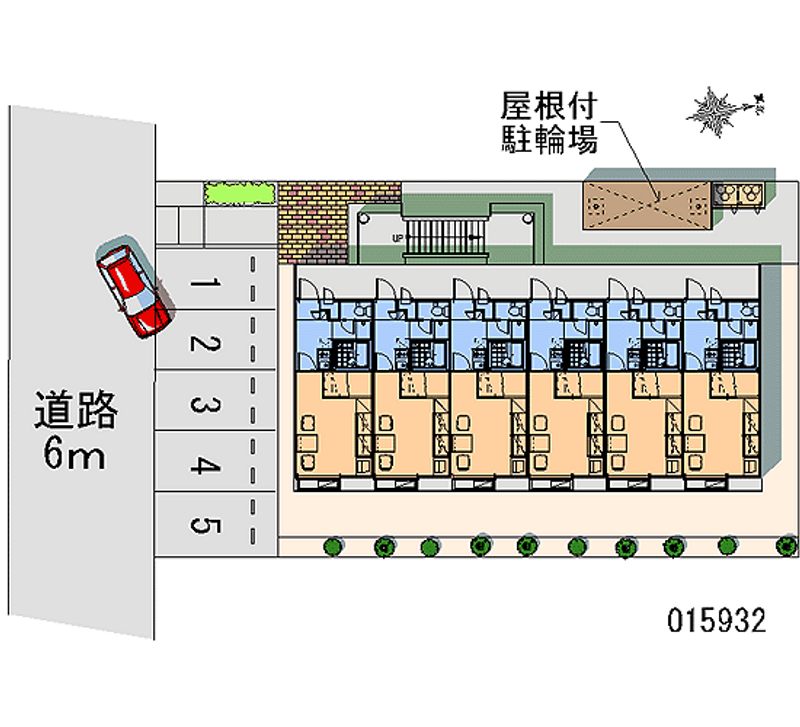 レオパレス江口 月極駐車場