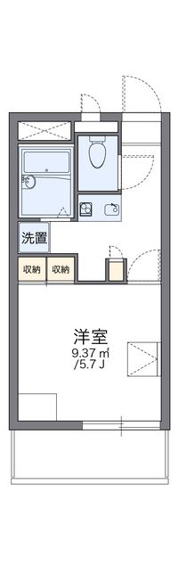 レオパレス武庫川Ｂ 間取り図