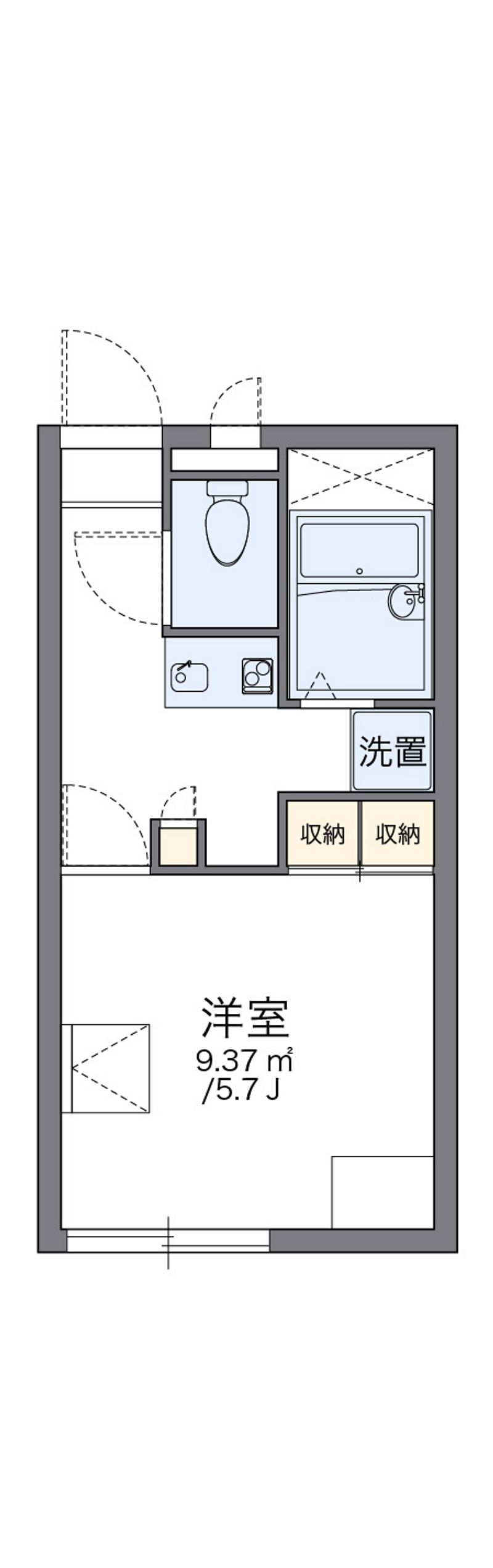 レオパレスＯｂｕＲｙｕｓｅｉ 間取図