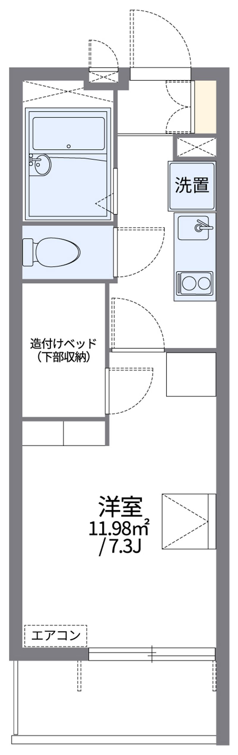 レオパレス宮原 間取図