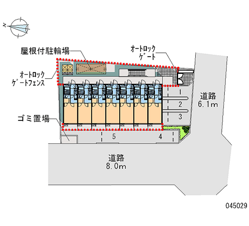 レオパレスＴＡＫＡＯＫＡ 月極駐車場