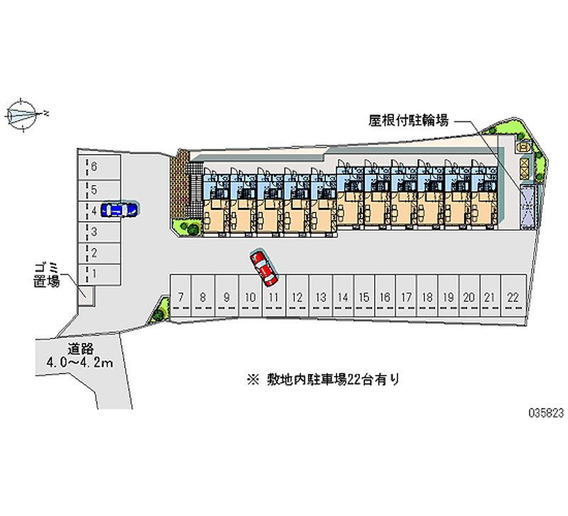 35823 Monthly parking lot