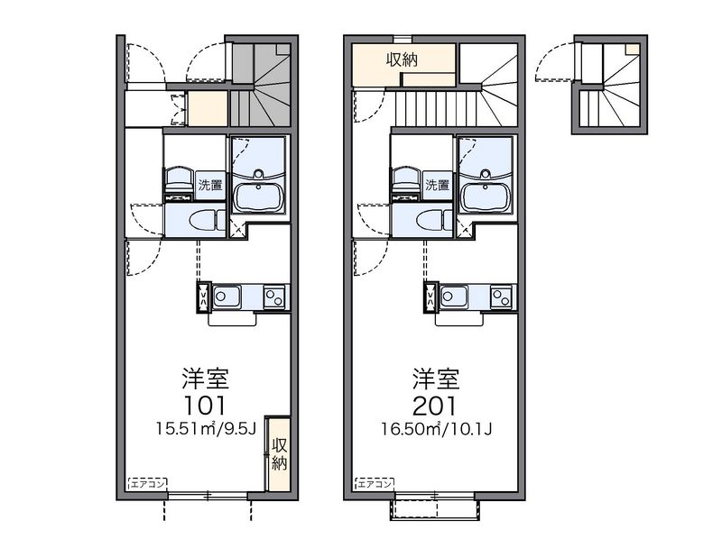 レオネクストカロータＮ　２番館 間取図